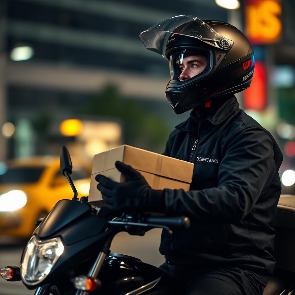 Motoboy em ação